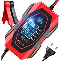 YDBAO Cargador de Batería Coche Mantenimiento Rápido Automático Inteligente 6A 12V-24V con Múltiples Protecciones para…